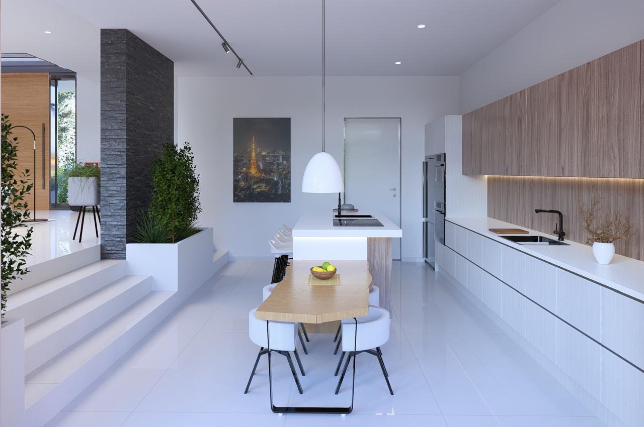 Ocean View Villa in a Private Natural Setting, 1,120 m² of land and 450 m² of construction.