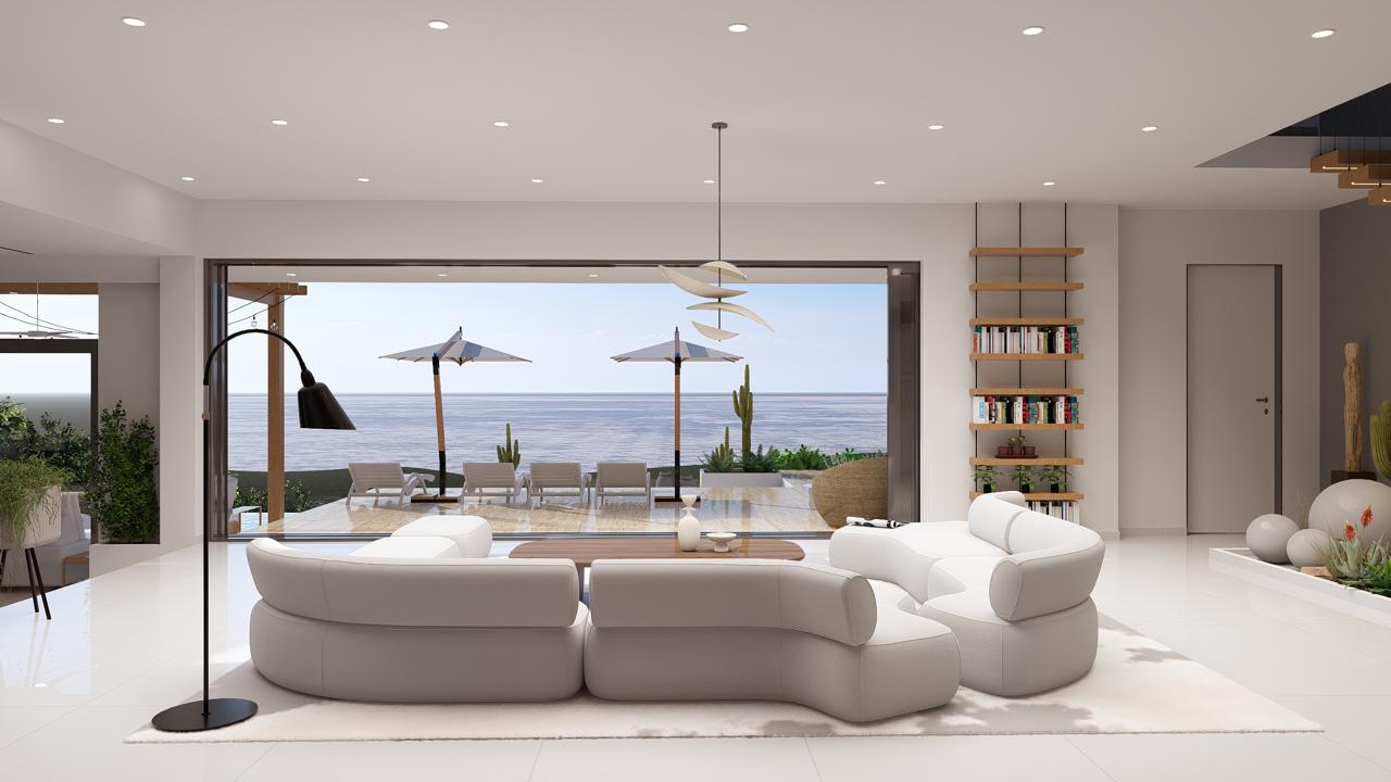 Ocean View Villa in a Private Natural Setting, 1,120 m² of land and 450 m² of construction.