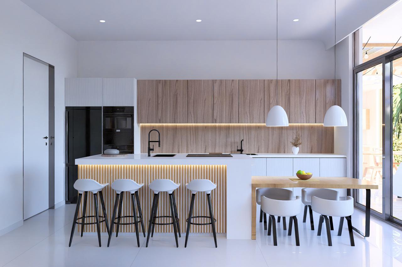 Ocean View Villa in a Private Natural Setting, 1,120 m² of land and 450 m² of construction.