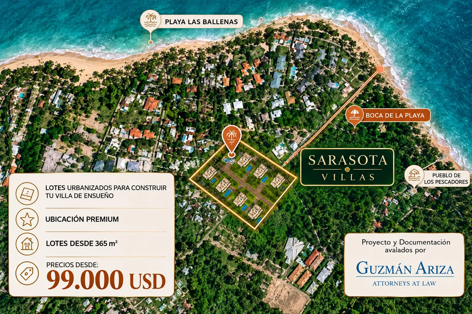 **Building Lots Near the Beach from $99,000 | Playa Ballena, Las Terrenas**