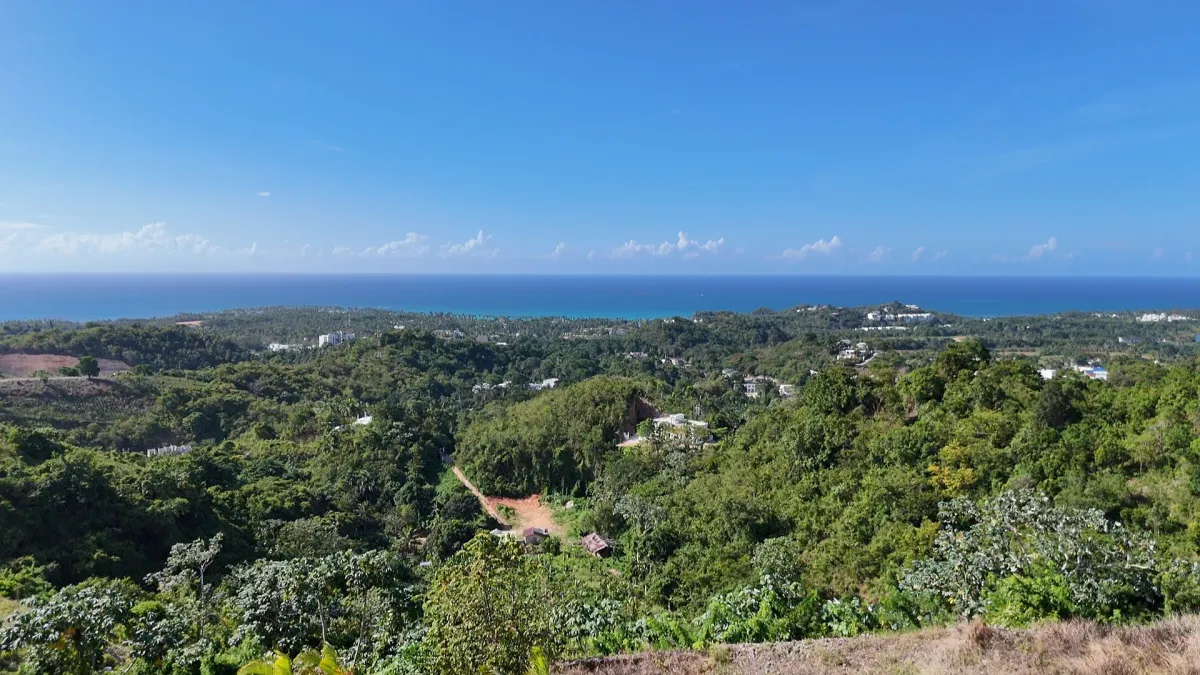 Panoramic Ocean View Land for Sale in Loma del Agua | 1,822 m² Lot in Las Terrenas